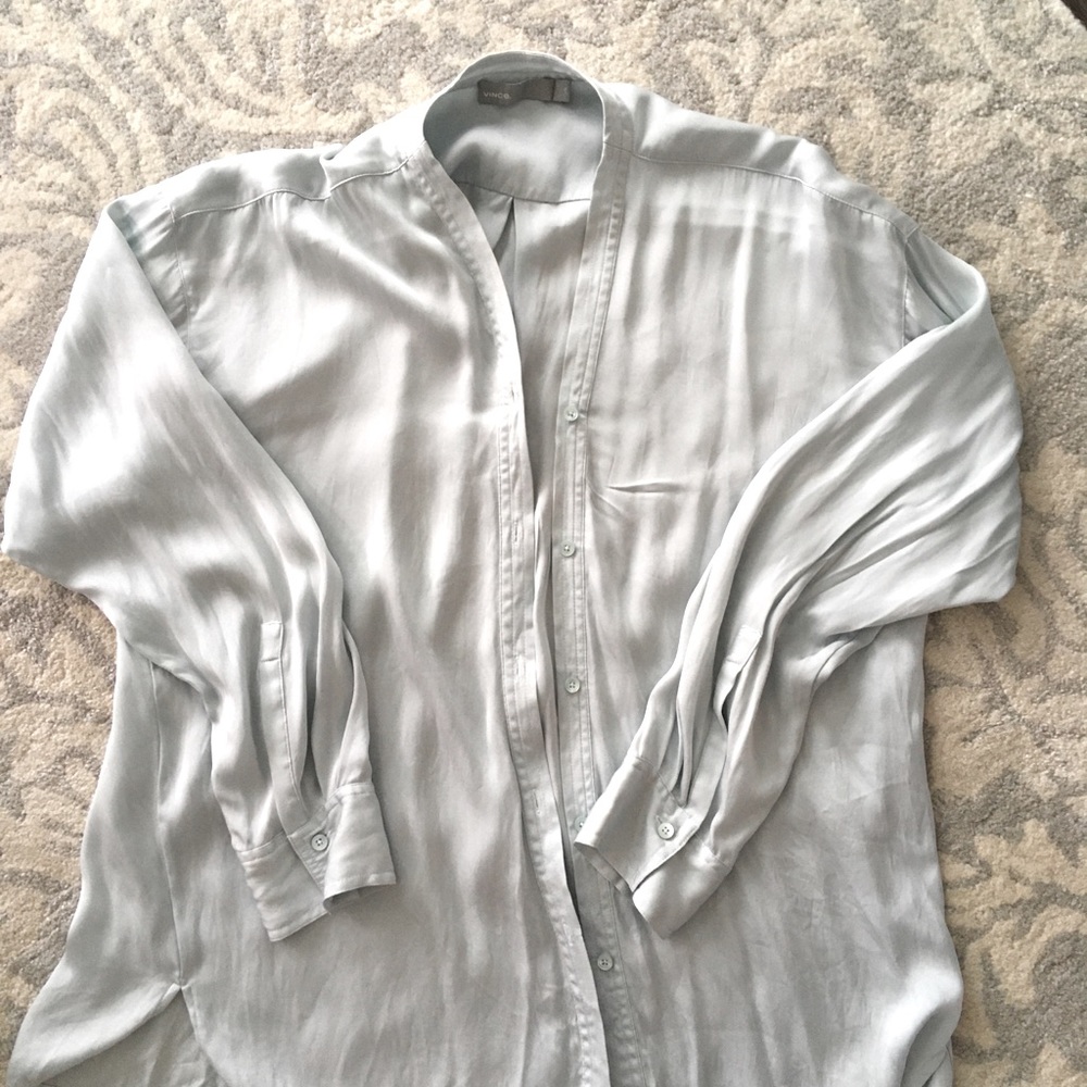 100% silk blouse